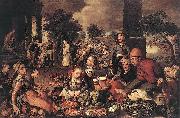 Pieter Aertsen Christ and the Adulteress oil painting on canvas
